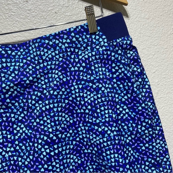 Cypress Club Blue Geometric Golf Skort Size Large - Picture 3 of 10
